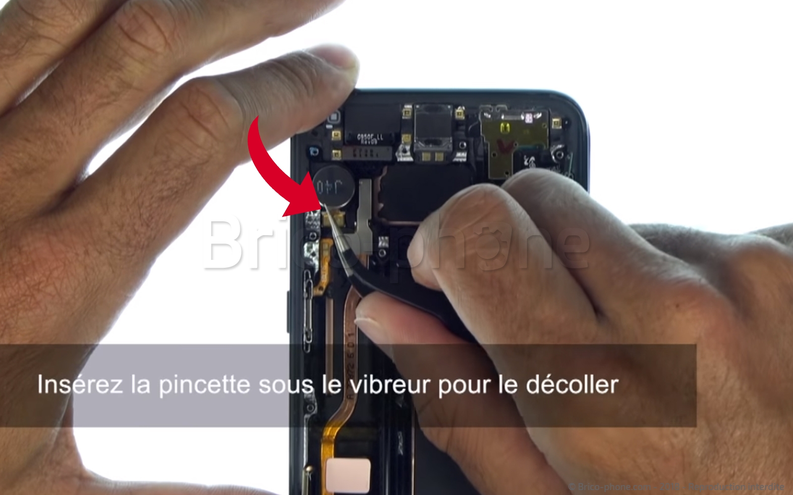 Changement d'écran (vitre+AMOLED) sur Galaxy S8 photo 1